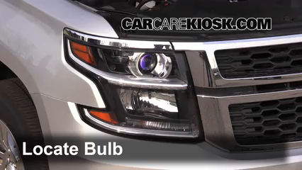 2015 Chevrolet Suburban LT 5.3L V8 FlexFuel Éclairage Feu clignotant avant (remplacer l'ampoule)